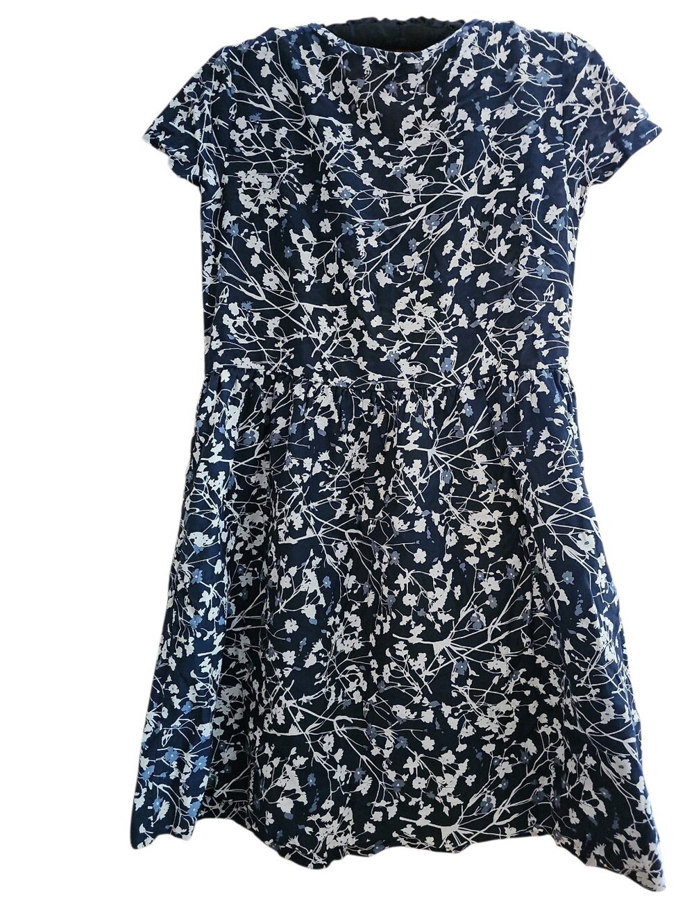 GAP Navy & White Floral Midi Dress      Size: Small